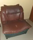 Used Home Interiors Leather Sofa Chairs - 3