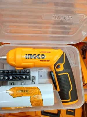 INGCO 4V Lithium-Ion Cordless Screwdriver Set