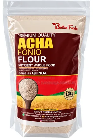 Acha/Fonio Flour - Babu Gluten, Low Carb