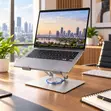 360° Juyawa Mai Girma Aluminum Laptop Stand - 3