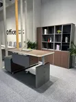 Sabo Office Table da Shelf da aka Shigo da shi - 1