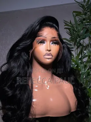 Luxury Bouncy Human Hair Wig - 26+ Inches