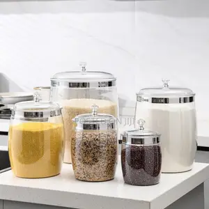 5-in-1 Acrylic Rice Barrel Container
