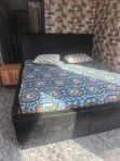 Solid 6x6 Bed Frame with Mouka Foam, Drawer & Pillows - 3