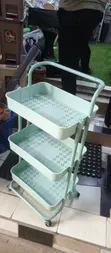 3-Tier Rolling Storage Trolley - 2