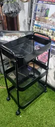 3-Tier Rolling Storage Trolley - 3
