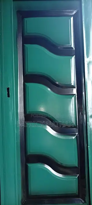 Fancy Panel Steel Doors - Nigerian Made