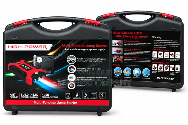 High-Power Multi-Function Jump Starter with Air Pump - 1