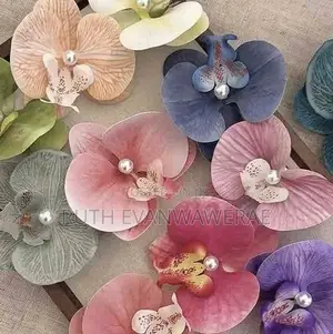 Orchid Hair Clip - Brand New