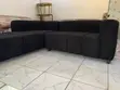 L Shape Bubble Chair - 5 Seater Black Sofa - 2