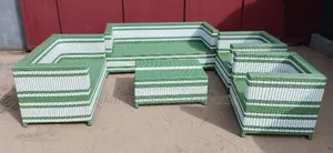 Kujerar Kwando ta Waje - Baƙar fata Rattan/Wicker