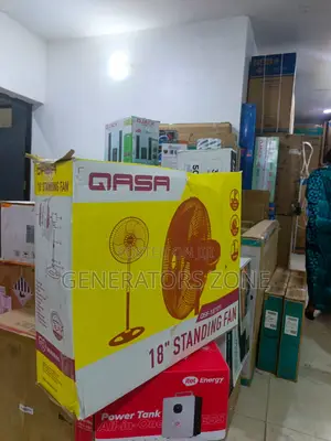 QASA QSF-18721 18-Inch Standing Fan Mai Hannun Alumini