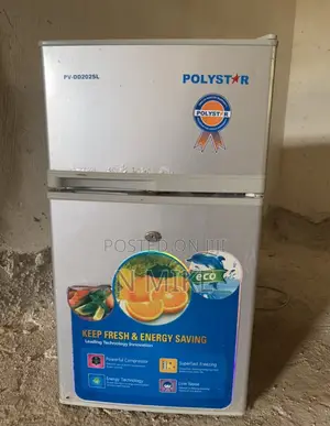 Polystar Double Door Refrigerator - 80 Liters
