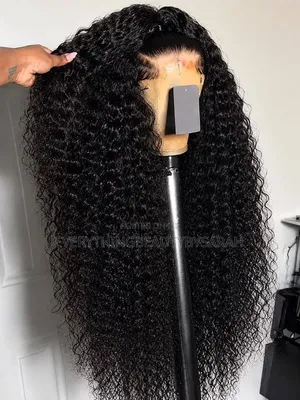 13x4 Jerry Curls Wig - Babban Gauraye Gashin Mutum