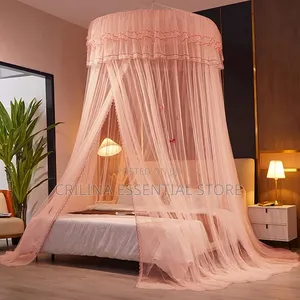 Brand New Hanging Mosquito Net Canopy with Lace Trim