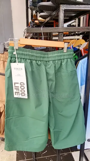 Modern Men's Casual Polyester Wool Blend Shorts