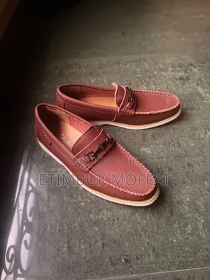 Clarks Brown Leather Loafers na Maza - Girman 42