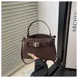 Ladies Suede Handbag - Multicolor - 4