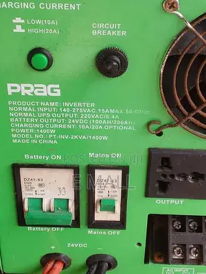 Prag 2kva/1400w Pure Sine Wave Solar Inverter - 24v Na Amfani