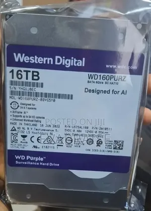 Western Digital 16TB HDD (WD160PURZ)
