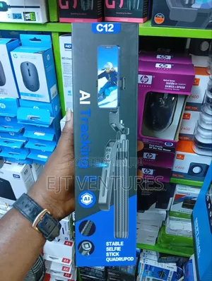 C12 AI Tracking Selfie Stick Tripod