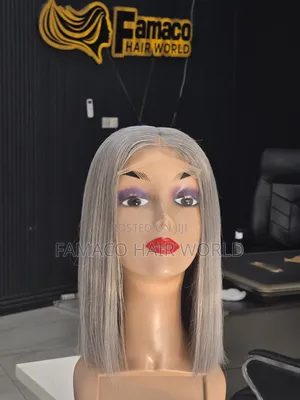 2x6 Vietnamese Grey Bone Straight Hair