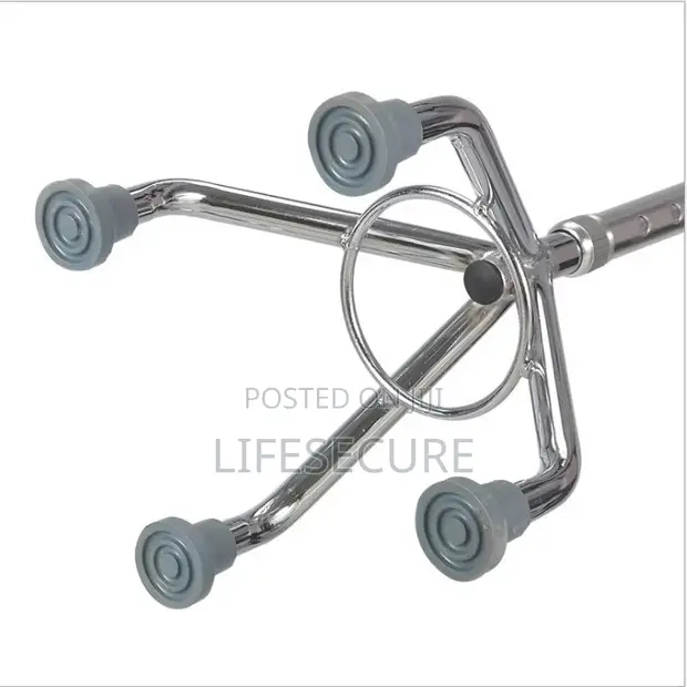 Brand New GE Four-Legged Height Adjustable Walking Stick - 1