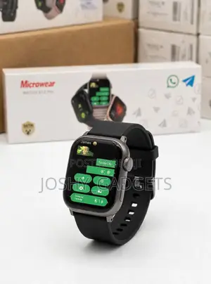 Microwear S12 Pro Smartwatch - WhatsApp & Telegram Edition