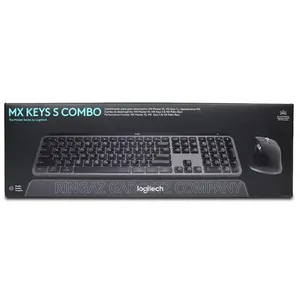 Logitech MX Keys S Combo - Premium Wireless Keyboard & Mouse