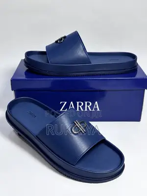Zara Classic Black Men's Flats Shoes