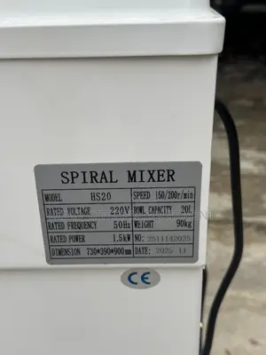 Spiral Mixer 8kg - Sabon Kaya