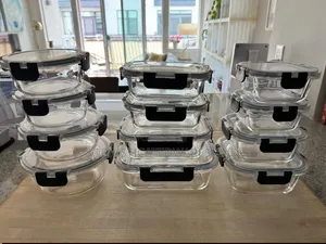 12-in-1 Borosilicate Glass Bowl Set