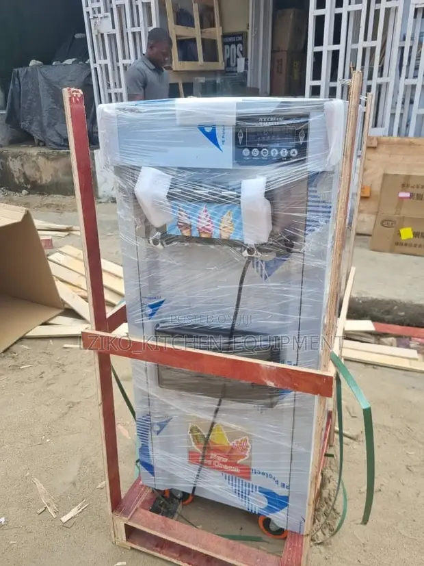 Brand New Standing Ice Cream Machine (3 Flavors) - 1