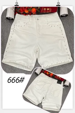 Polo Ralph Lauren White Trendy Jean Shorts (XL-4XL)