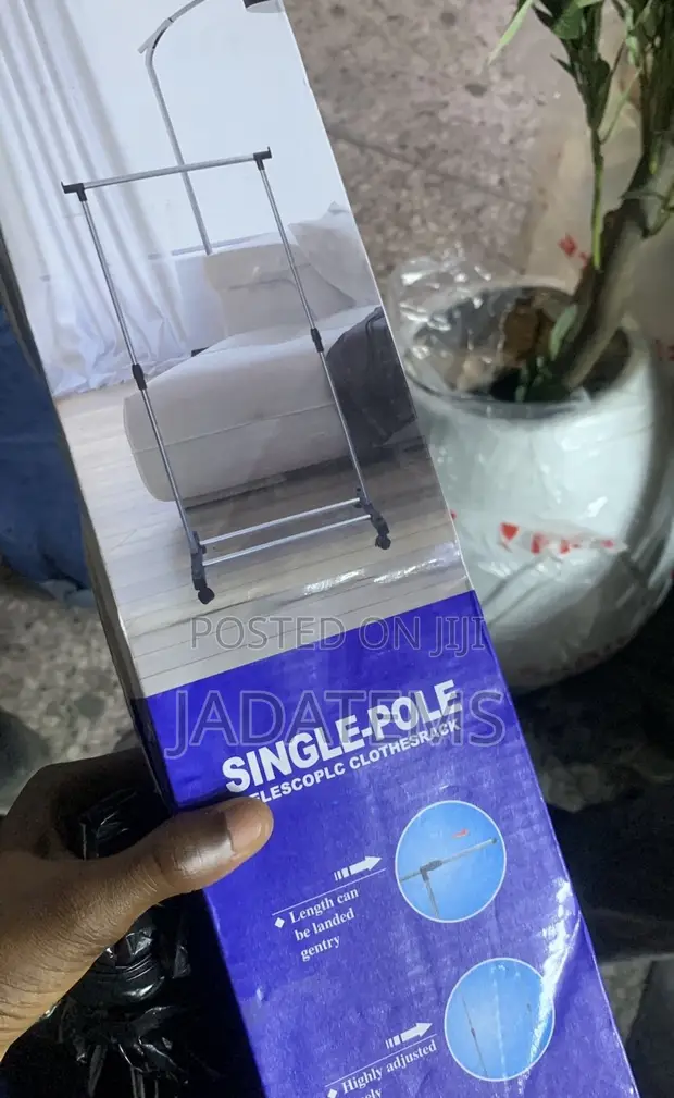 Single Pole Clothes Rack - 1
