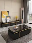 Babban Center Table da TV Console na Marmar - 2