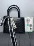 Portable Handbag with Mini Rechargeable Fan - 2