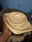 Plat ɗin Ceramic masu Zane na Katako - 1