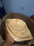 Plat ɗin Ceramic masu Zane na Katako - 2