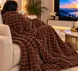 Luxurious Plush Waffle Blanket 200x220cm - 2