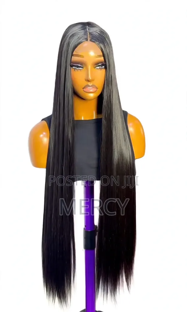 30" Bone Straight Replica Wig - 1