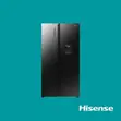 Hisense Refrigerator 71bgl - 529L, Frost Free, Black Glass - 1