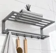 Foldable Multiple Towel Rack - Sabon Abu - 1