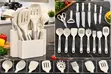 Premium Silicone Kitchen Utensil Set - Baki - 1