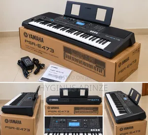 Brand New Yamaha PSR-E473 61-Key Arranger Keyboard