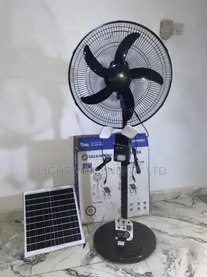 18-inch Solar Rechargeable Fan with Remote