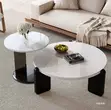 Real Marble Center Table - Sabon Abu - 2