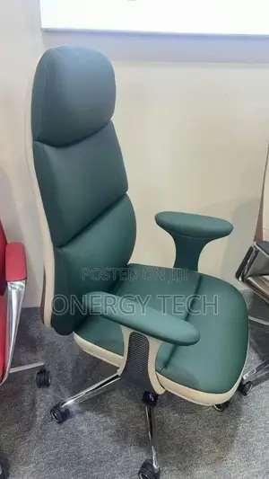 Executive High-Back Ergonomic Office Chair - Koren da Cream