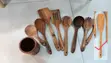 Kayan Dafa Abinci Na Katako Na Teak 9-Piece - 1