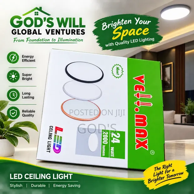 VELLMAX 24W Ceiling Light - Brand New - 1